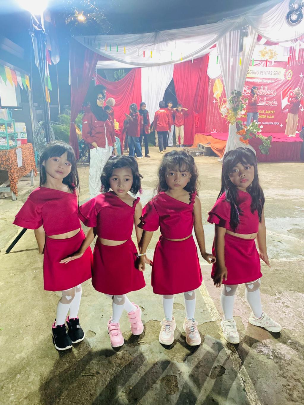 Empat Penari Cilik Bikin Heboh, Meriahkan Panggung Peringatan 80 Tahun Kemerdekaan RI dengan Tarian Modern dengan Lagu Anomali Indonesia