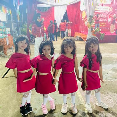 Empat Penari Cilik Bikin Heboh, Meriahkan Panggung Peringatan 80 Tahun Kemerdekaan RI dengan Tarian Modern dengan Lagu Anomali Indonesia